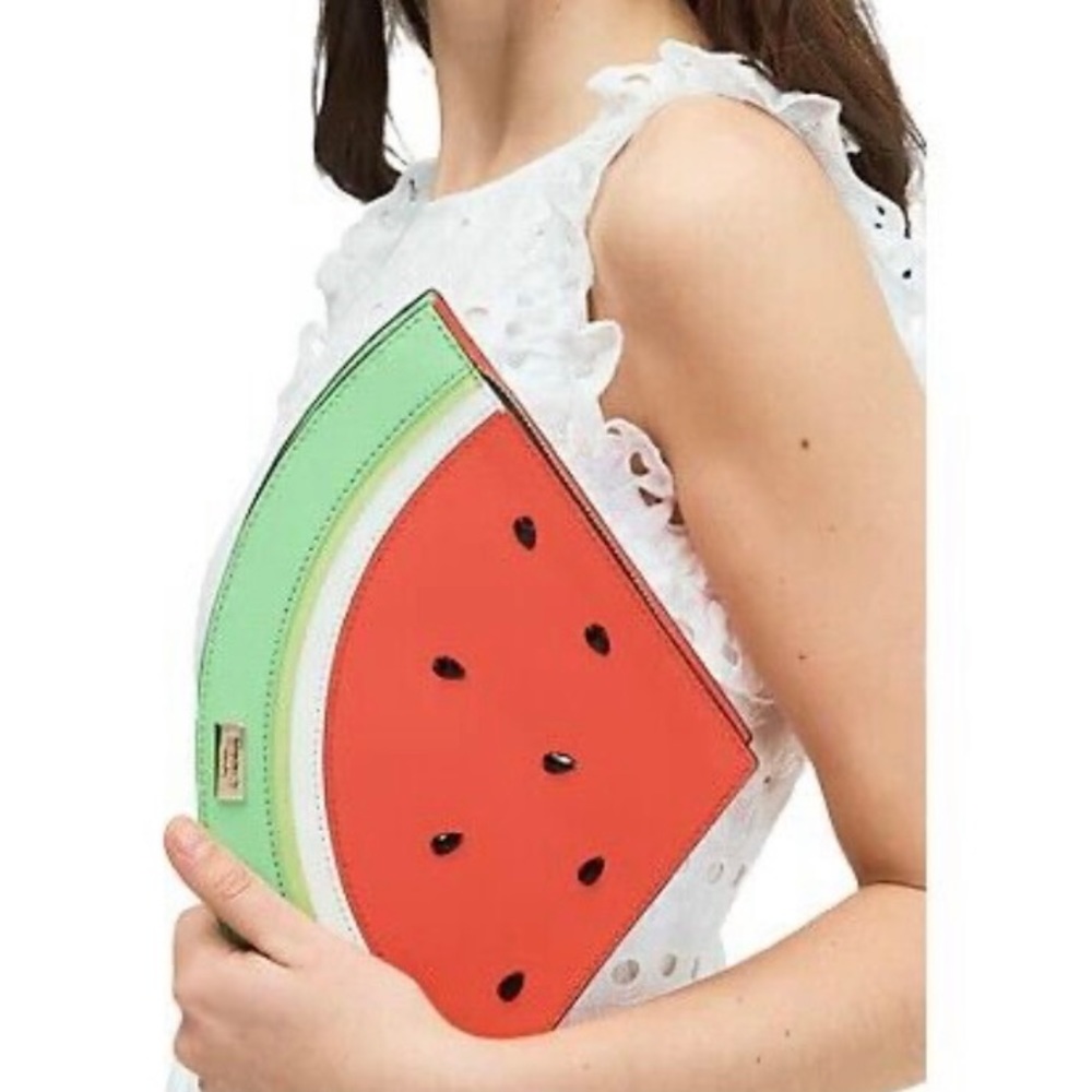 NWT Kate Spade Make A Splash Watermelon Clutch Bag 🍉.